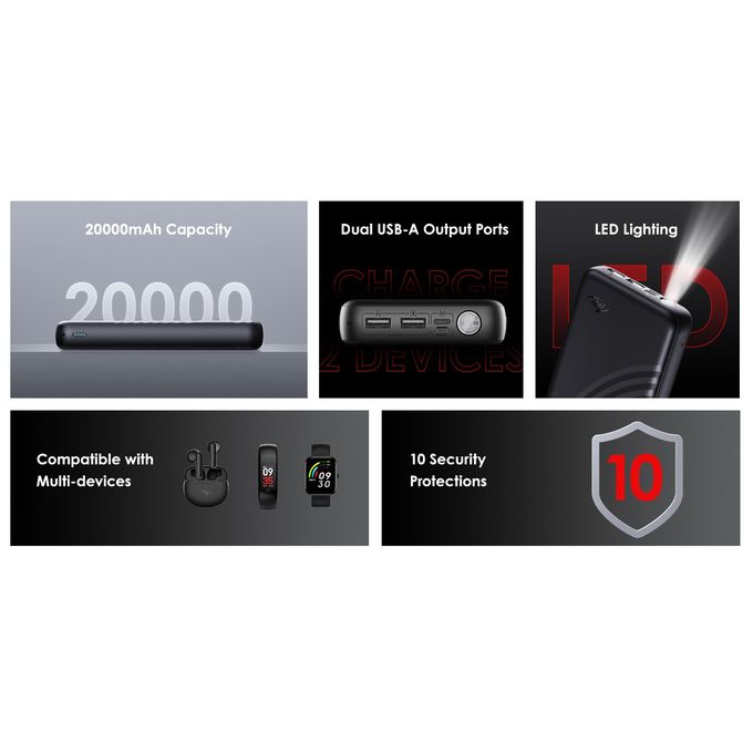 Itel 20000mAh Power Bank