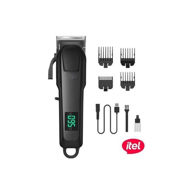 Itel Cordless Hair Clipper with Digital Display & Lasting Battery